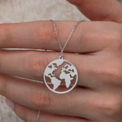 Silver World Women’s Necklace