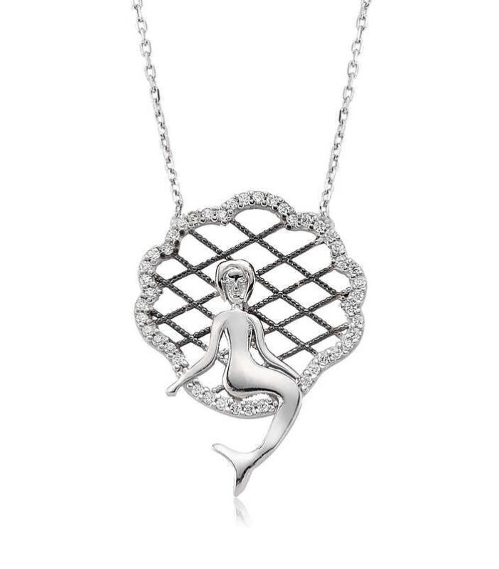 Silver Mermaid Necklace
