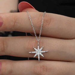 Silver North Star Women’s Necklace