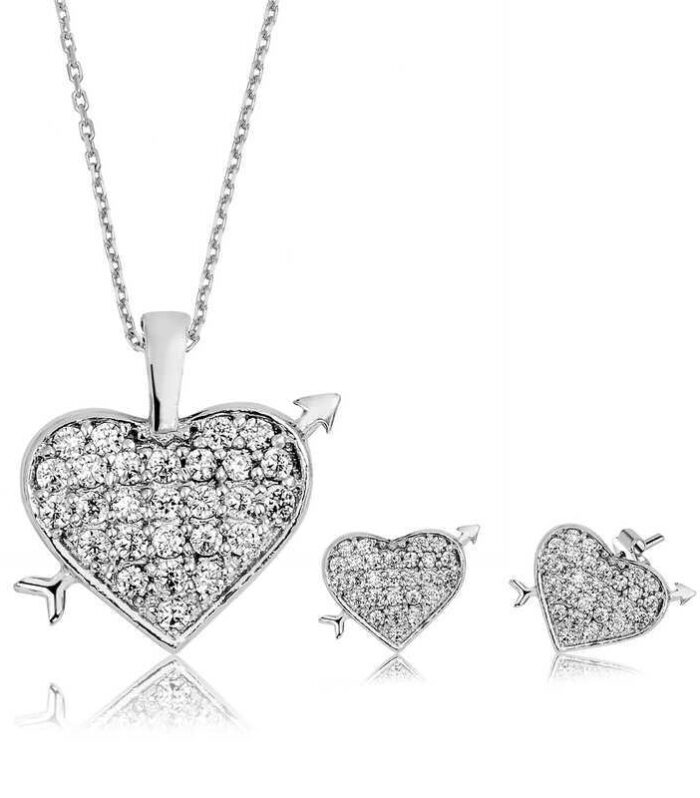 Silver Set With Hearths